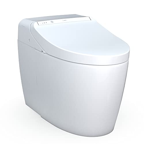 Toto MS922CUMFG#01 Totms922Cumfg01 Washlet G450 0.8/1 Gpf Dual Flush One Piece Elongated Chair Height Toilet - Bidet Seat Included Cotton thumb #21