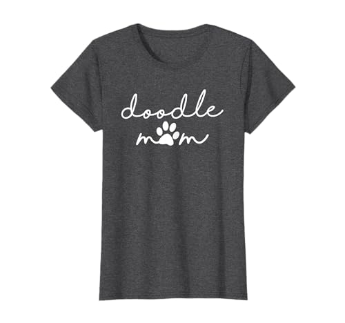 Golden Doodle Mom Mini Labradoodle Goldendoodle Pawprint T-Shirt