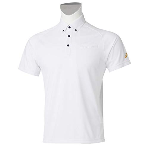 アシックス(asics) ボタンダウンシャツ ゴールドステージ ホワイト XL 2121A286