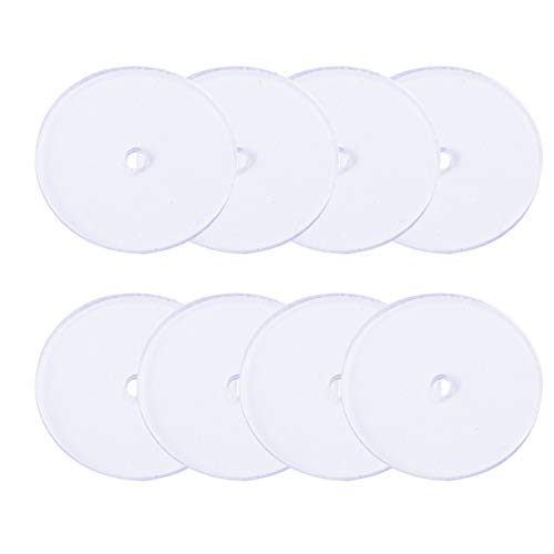 EXCEART - EXCEART Earring Back Pad Transparent Earring Safety Discs Comfort Earrings Cushion Replacement for Women