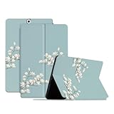 Protección integral: la funda cuenta con un exterior de piel sintética de primera calidad con un interior de silicona suave que proporciona una protección completa para proteger tu tableta de golpes, arañazos y caídas accidentales, golpes, arañazos e impactos que absorben los golpes. El pequeño diseño del bisel elevado proporciona protección adicional.