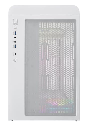 Boîtier Micro-ATX FSP S380-WA Blanc châssis PC Mini-ITX compact - 5