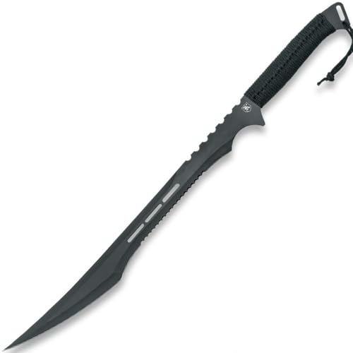 K Exclusive Secret Agent Tactical Sword | Shoulder Harness Scabbard | Full-Tang 19 1/2