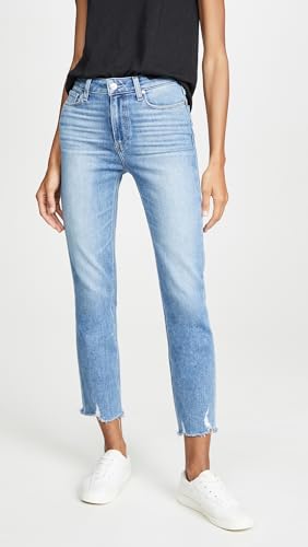 PAIGE Women's Cindy Jeans with Destroyed Hem2