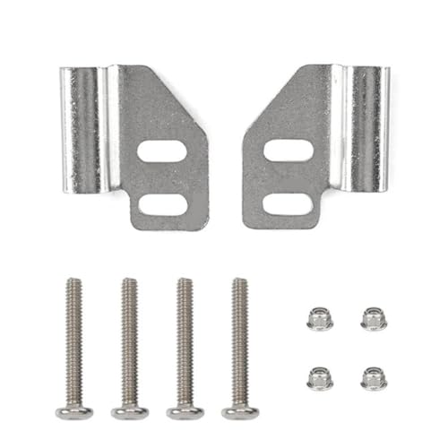 Motorrad-Kofferraum und Seitenkasten-Befestigungsset mit Edelstahl-Haken, Schrauben und Muttern für Aufbewahrungszubehör