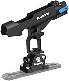 PLUSINNO 2-in-1-Angelrutenhalter für Boote, Kajak-Angelrutenhalter, Angelrutenhalter für Schienenmontage/Deckmontage, Angelzubehör und Geschenke (1 Packung)