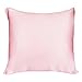Taie d'oreiller en soie naturelle LULUSILK 100 pure soie de mûrier taie d'oreiller pour cheveux et peau anti-rides Fermeture à Glissière 1 pièce 16 Momme, Soie, rose, Square-65x65cm