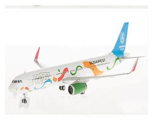 Avión de pasajeros Wizz Air A321 coleccionista escala 1/400 réplica metálica