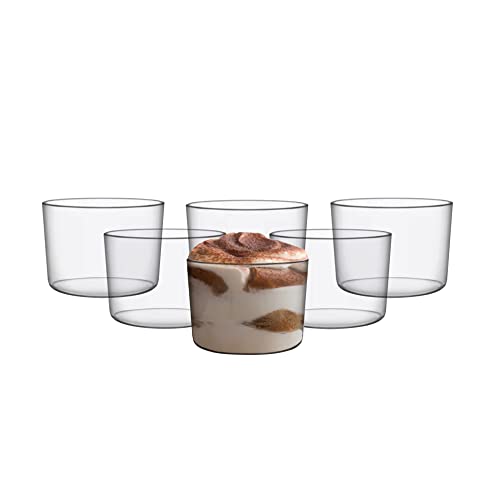 RucBicchieri Set 6 Copas BODEGA "Time Mini Glass 23 cl FM-59" 23cl. IRROMPIBLES, TRANSPARENTES, en SAN (Plástico Rígido), BPA-Free, Reutilizables y Lavables en Lavavajillas, Efecto Vidrio Cover