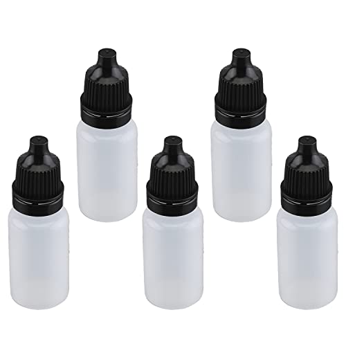 Flacons compte-gouttes translucides PE blanc 10ml flacon plastique