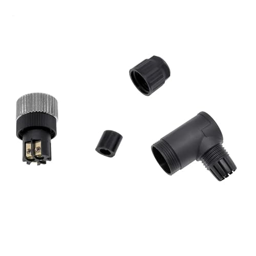 Conector M8 A-Code macho de 3 pines angular IP68 sin soldadura para sensor industrial 6