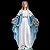 HOLLOII Blessed Virgin Mary Statue 19 Inch with Shining Blue Dress Our Lady of Grace Religious Resin Home Decorative Mary Figurine Catholic Gifts