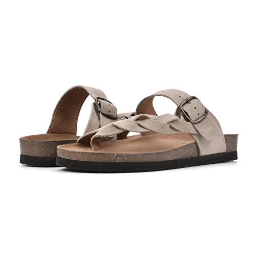 Image of WHITE MOUNTAIN Women's Crawford Signature Comfort Molded Footbed Braided Sandal