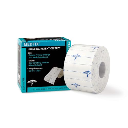 Medline MedFix Dressing Retention Tape with S-Release Liner, Secu...