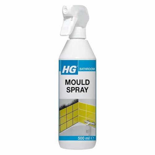 HG Mould Spray 500ml x 1 – Removes Black Mould, Mildew & Damp Stains from Walls, Tiles, Silicone, Grout & more - Ready-to-Use with Welari Thank You Card | (1 Pack)