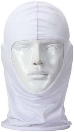 Best Cool Fashionable Ultra Thin Ski Bike Football Helmet Reflective Cs Face Mask Sports Balaclava (White)