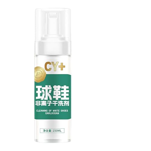 スニーカークリーナーフォーム - 150ml やさしいスニーカークリーナースプレー,安全なスプレー消臭剤セットと発泡ツール 男性用、男の子用、スポーツ用、室内用、屋外用、家庭用、キッチン用