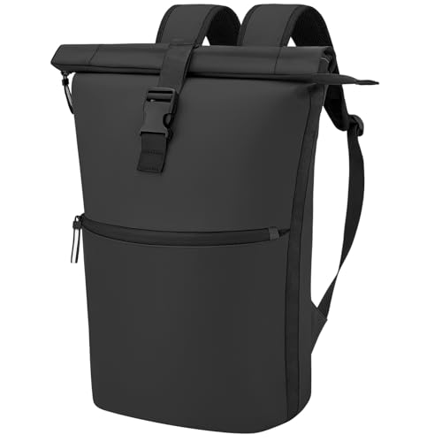 WELDUN Rolltop Rucksack für Damen & Herren, Großer 18L-27L...