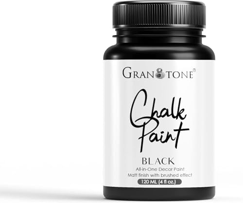 Image of GRANOTONE Chalk Paint Black 120ml Matte Finish
