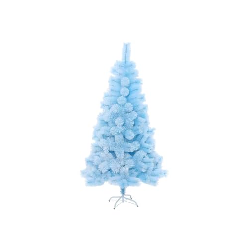 Image of fizzytech 4 Feet Blue Pine Artificial Christmas Tree with 160 Tips | Premium Decorative Look | Pine Needle Material | Metal Stand | Easy 3-Step Assembly | Perfect for Christmas Home Decoration