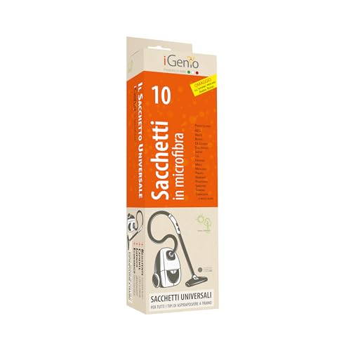 Sacchetti per Aspirapolvere a Traino Universali, 10 pz, art.955 -