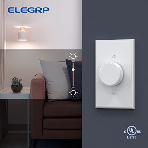 Elegrp ADS02S-WH Digital Rotating Dimmer Switch thumb #5