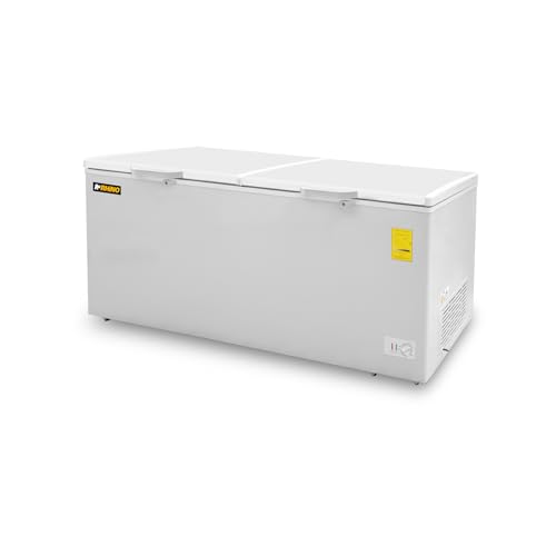 La Mejor Selección de Congelador Horizontal 7 Pies los 5 mejores. 38 RHINO, Congelado Horizontal 24 ft³ / 626 L de Uso Profesional, Dual Refrigerador y Congelador, Sistema Refrigeración 360°, Refrigerante Ecológico R290, Puertas Cerradura...