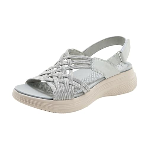 Sandales de maison grises en taille 39.5 avec semelle souple et confortable