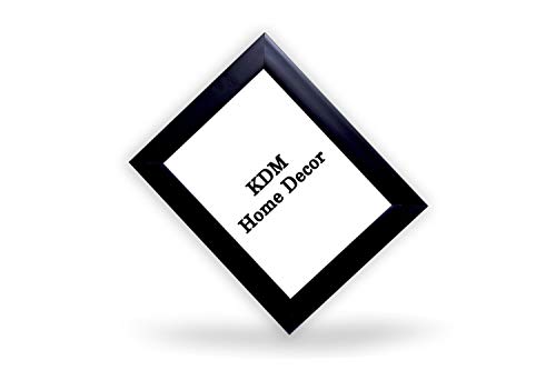 Image of Photo frame 8x12 /A4 Inches set of 2 Black Color Glass & Synthetic Wood Hanging /Table Top Modern Photo Frame for Wall Decoration