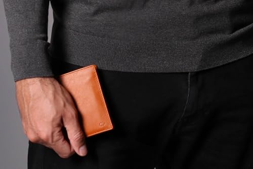 Leather Bifold Zip Wallet With RFID Protection4