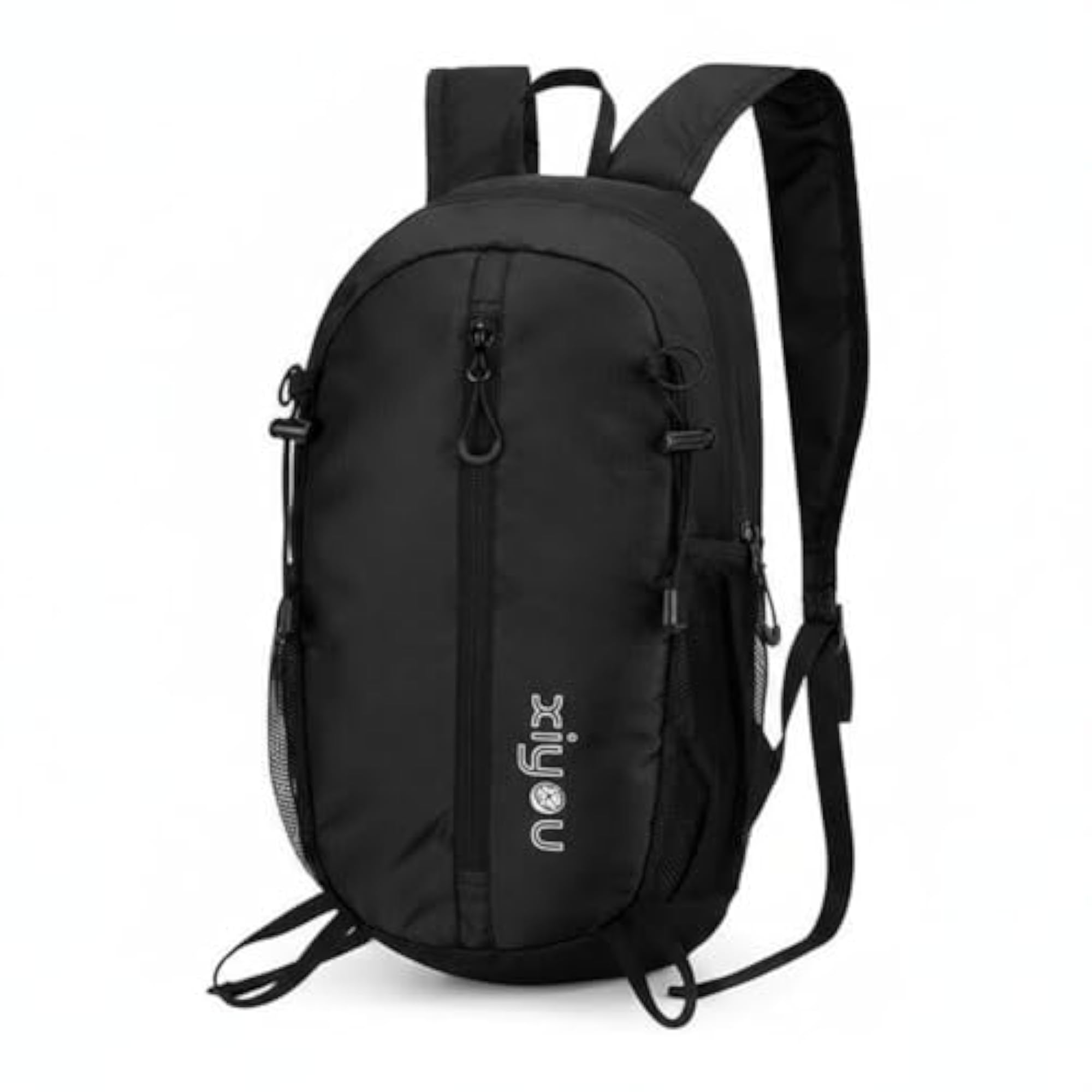 Water-Resistant Travel Backpack for Students, Black