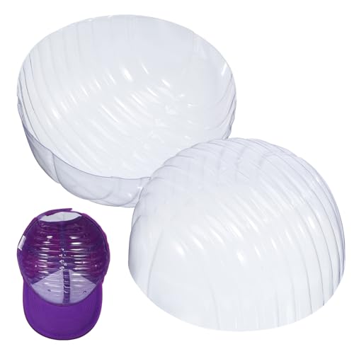 Didiseaon Baseballkappen Einsätze Former: 10 Stück Hüte Innere Stütze Transparente Unterstützung Hut Stützfutter für Präsentation Hutformer für Kappen und Mützen Perfekter Schutz Gegen Verformung