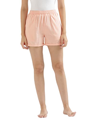 Image of SAADAA Women's Shorts Pants Cotton Linen Fabric 2 Deep Pockets