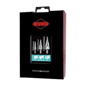 RUKO Stufenbohrersatz HSS Spiral 3tlg. 101026RO