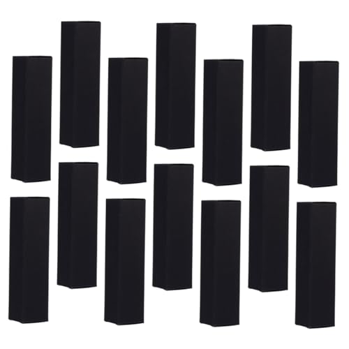 VINTORKY 50個 口紅ラッピングボックス 黒色紙製空き容器 リップグロスチューブ用コンテナ 化粧品収納ケース 小物整理用