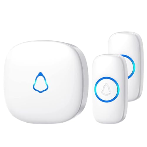 SECRUI Funkklingel Türklingel Set für Haustür, 1 Empfänger...