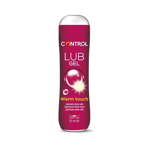 Control Lub Warm Touch - Gel Lubricante Efecto Calor - 75 mililitros - Base acuosa - Compatible con Preservativo - Hipoalergénico - Sin azúcar - No mancha - Color Transparente