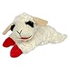 Multipet Lamb Chop Dog Plush Toy – Squeaky Dog Toy for Small & Medium Dogs – Extra Soft Plush Dog Toy – Stuffed Animal Dog Toy for Cuddling & Playing – Cute Pet Toy (10″, Cream, 5 Squeakers)