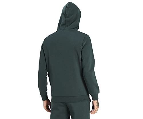 Image of Puma Cotton Men Ess Big Logo Hooded Neck Hoodie Fl (S) Mineral