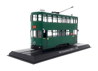 Atlas Tram Hong Kong Tram 6th Generation 1986 Standing Model Without Function Miniature Model Plastic 1:87 H0