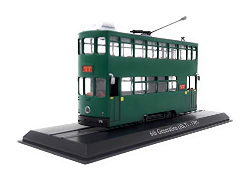 Atlas Straßenbahn Hong Kong Tram 6. Generation 1986 Standmodell ohne Funktion Miniaturmodell Kunststoff 1:87 H0 Cover