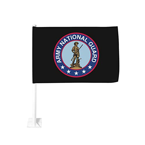 LIFANGMI Seal of the United States Army National Guard Car Flag 12x18 Inches Car Window Clip Flags Car Decoration Banner -  XIANSIYU2023