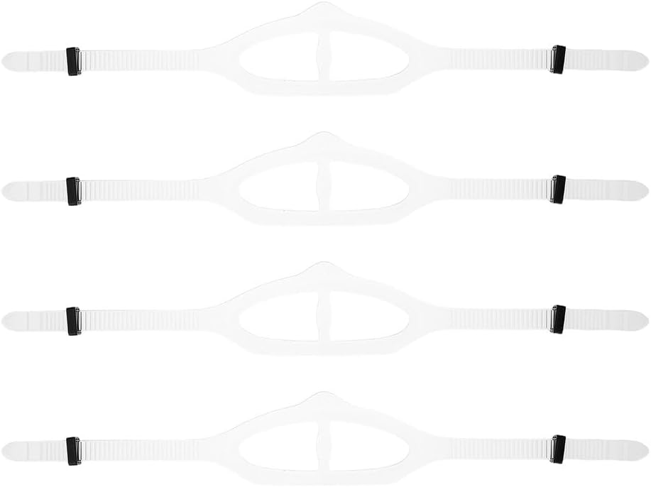 BESPORTBLE 4pcs Diving Mask Strap: Silicone Replacement Strap For Swim Goggles - Anti-Strangle Diving Goggles Bands for Men & Women
