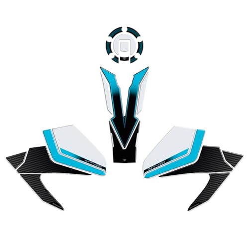 Kit autocollant moto pour Yamaha MT-09 2025 Ice Storm avec protection 3D résine