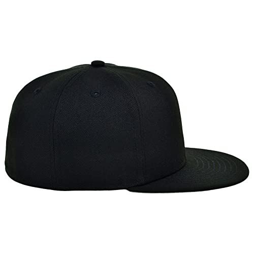 Image of Lids Blank Premium Full Court w /Colored Under Visor Fitted Cap