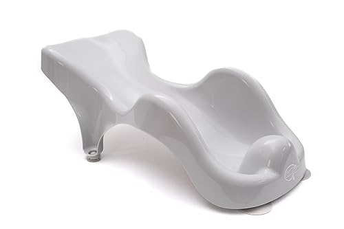 BabyDam WarmWave - Supporto per vasca da bagno, colore: Grigio, per Bambini dalla nascita fino a 6 mesi (fino a 9 Kg)