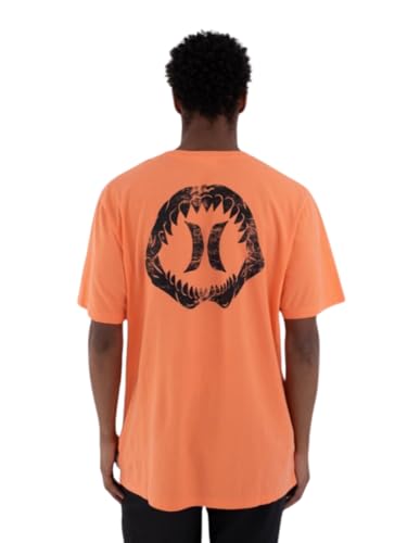 Hurley Sider BP Camiseta, Naranja, L Men's