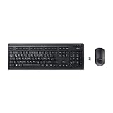  Fujitsu Funktastatur und Maus Set LX410 IT in Schwarz