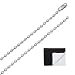 Durable Solid Stainless Steel 2.2mm Military Style Ball Chain Necklace, 24"