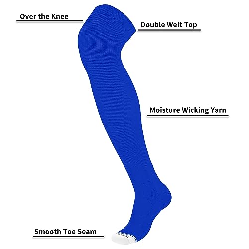 Image of Elite Baseball /Softball Socks Over The Knee, Extra Long Football Socks